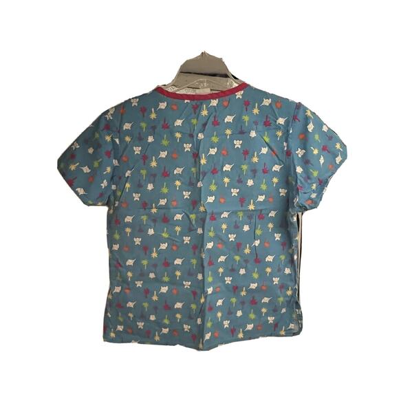 Lot of 6 Womens Uniform Medical Pullover Scrub Tops Shirts XS Pockets Cotton - Picture 4 of 12